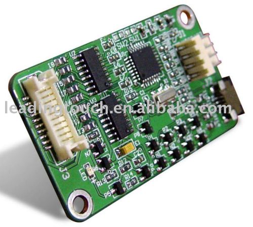 Dual RS232 and USB 4 wire resistive touch controller