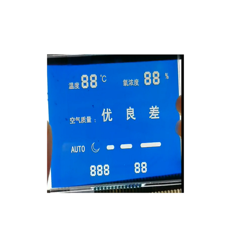 Affichage intégré LCD HTN négatif sur personnalisé.