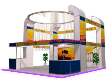 Safe Aluminum Truss Trade Show Display 5m*6m , Island Booth Displays