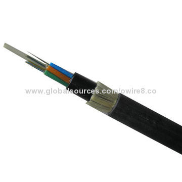 FRP-strengthened 24-core single mode fiber-optic cable