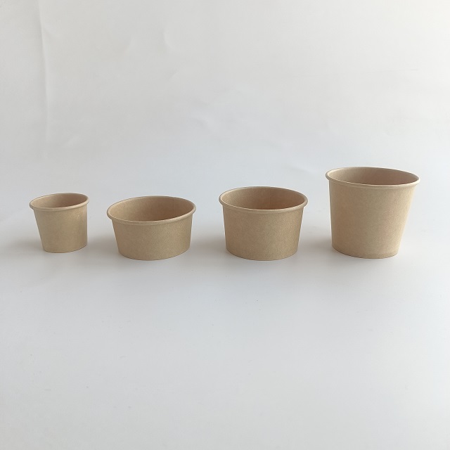 kraft paper portion cups