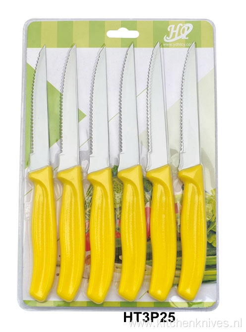 goods serrated steak knives set