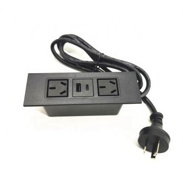 Recessed AU Power Desk Outlet - Smart Office Furniture Integration