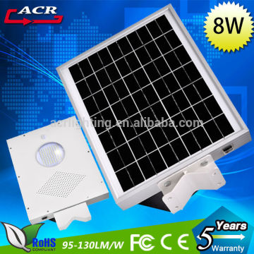 Modern Pendant All In One Solar Street Light Solar Light Parts Solar Street Light Lamp 8W
