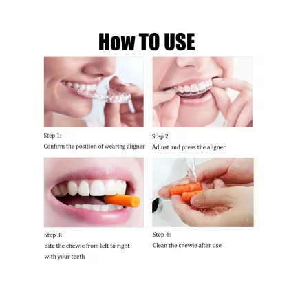 Invisible Braces Food Grade Silicone Chewies for Orthodontic Use