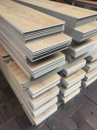 Waterproof SPC Flooring Minimalist Flame Retardant Plank