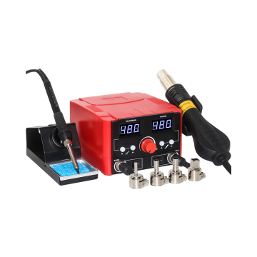 750W 8582D SMD Hot Air Rework & Digital Soldering Iron Station