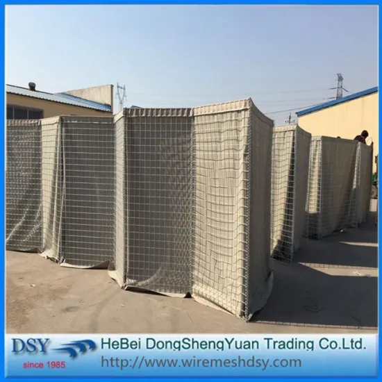 hot galvanized army barricade wire mesh barrier