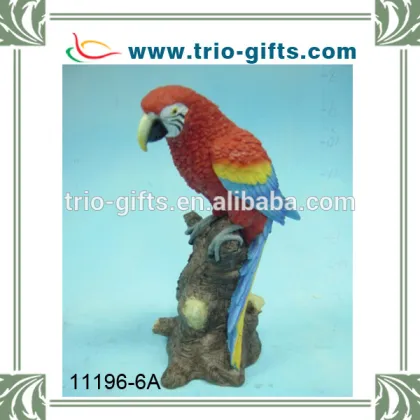 polyresin parrot decoration