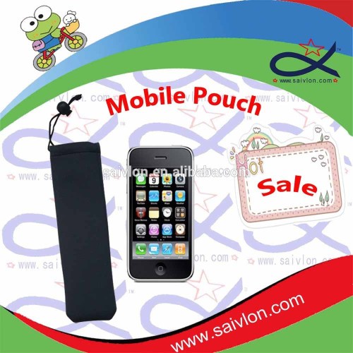 Universal neoprene mobile phone pouch