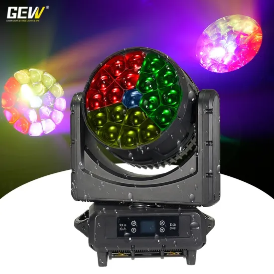 GEVV Bee Eye 19*40W Waterproof LED Wash Moving Head DMX Light