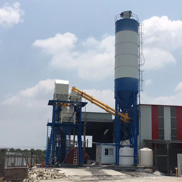 Low cost fully automatic concrete batching plant