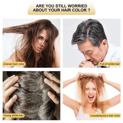 Private Label Plant-Based Brown Hair Dye Shampoo