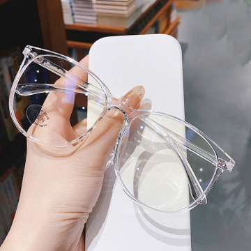 Transparent Frame PC Eyeglasses with Anti-Blue Light - New Arrival in Multi-Color Fashion for Women
