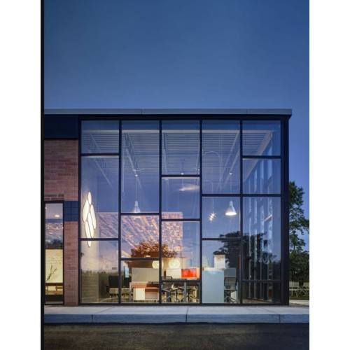 Revêtement en poudre pour mur-rideau extérieur en aluminium