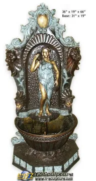 Antique Brass&Bronze Wall Fountain