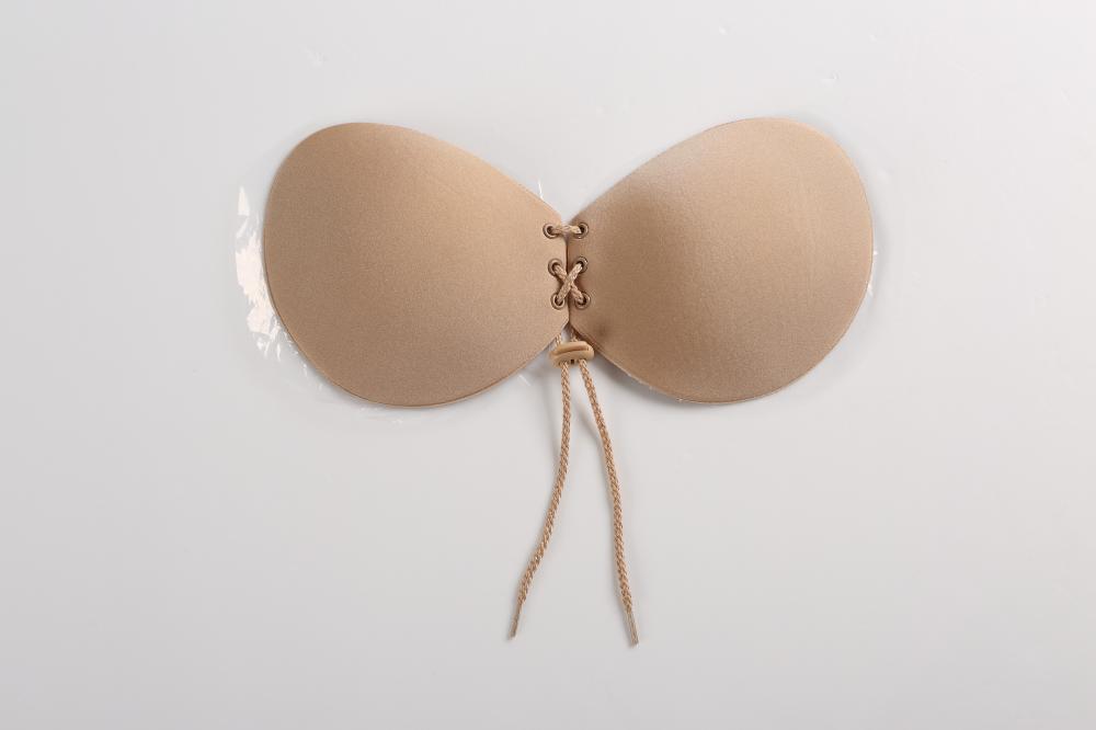 vente en dentelle de silicone sans fil dos nu