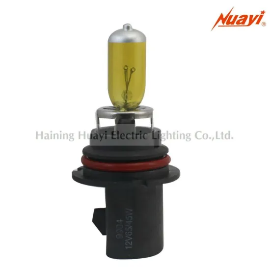 High quality halogen lamp HB1, yellow auto headlamp 9004, Auto car lamp 12V65/45W