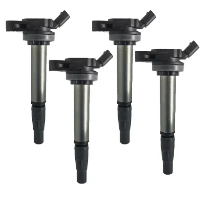 4 Original Denso 90919-02258 Ignition Coils for Toyota Corolla and Prius 1.8L Engine