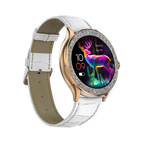 Title: "Women's Luxury 1.27\" NFC Smartwatch with Call Reminder - M15 Fashion Smart Watch for Ladies