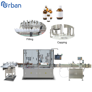 Automatic 4-Head Filling and Capping Machine for PET Bottle Water