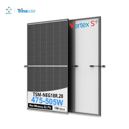 Best Price on Trina Solar Vertex S+ Series Dual Glass PV Modules: 475W to 505W Black Solar Panels for Home