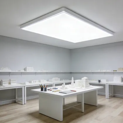 Indoor LED ceiling light comfort