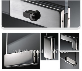 Patch fitting for glass door system