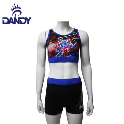 Cheer dance training costume