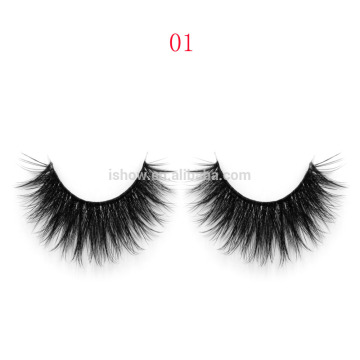 2016 hot sale pure handmade 3D synthetic lash soft hair super natural