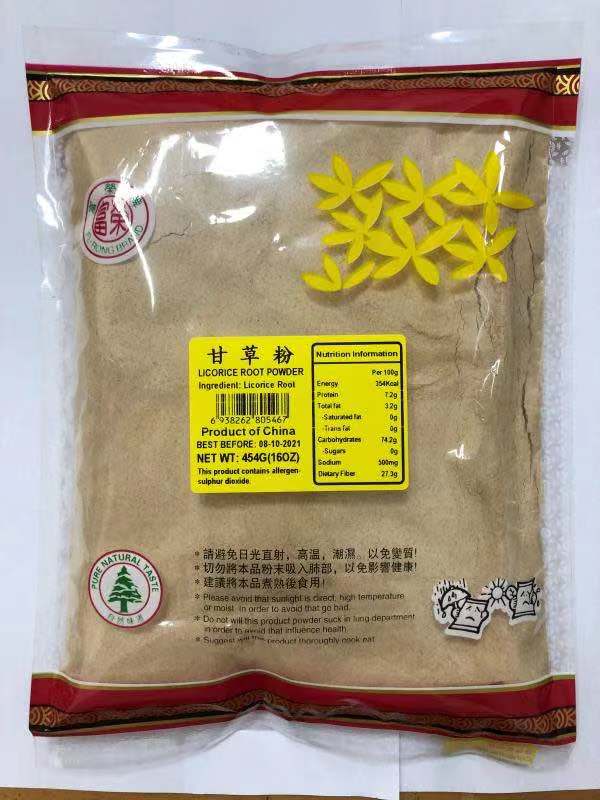 Licorice powder with high nutritional value