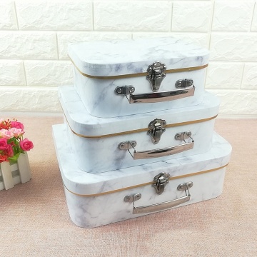 2022 Best Vintage Cardboard Suitcase Gift Paper Box