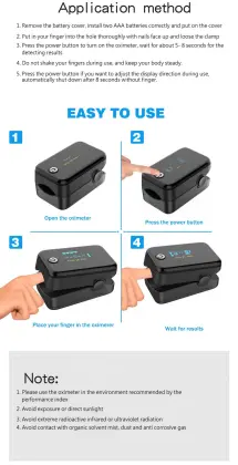 fingertip oximeter pulse oximeter SP4