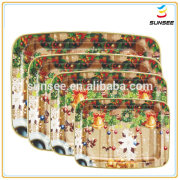 Rectangle shape Assurance quality well standing High transparent large acrylic ftuit tray for sale