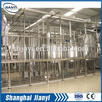 UHT milk processing line