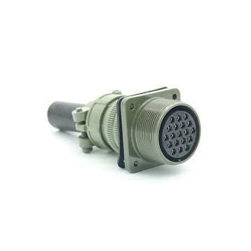 MIL-DTL-5015 Series MS3102/3106/3108 22-14S Female Male Flange Mount Socket with Female Cable Plug