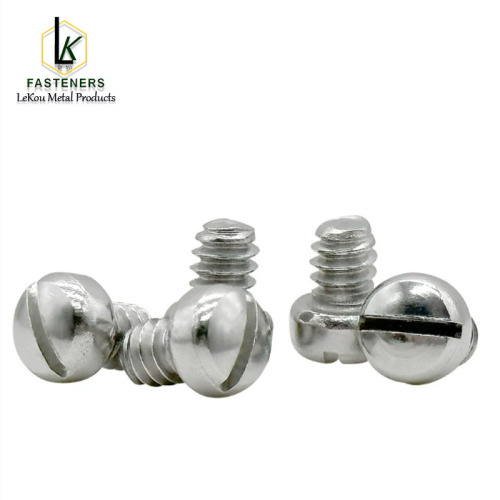 Tornillos de cabeza de unión ranurada de acero inoxidable