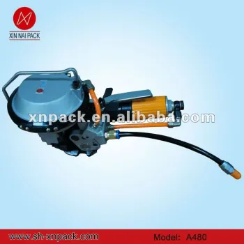 A480 pneumatic steel strapping tool for ferrous industry