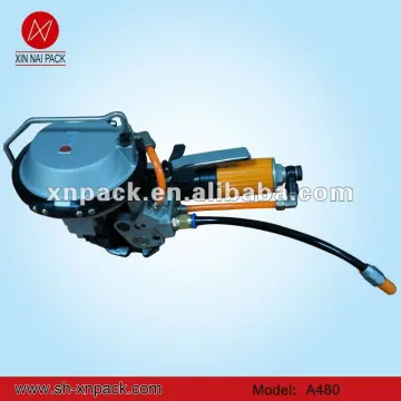 A480 pneumatic combination steel strapping tool