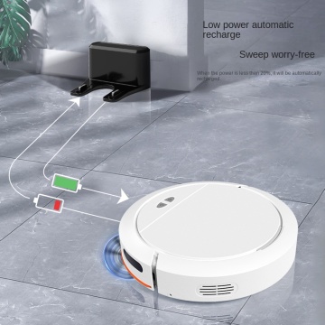Robô de varredura automática inteligente com sucção úmida e poder USB