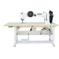 Máquina de coser de pespunte de pespunte de pie de arrastre para trabajos pesados ​​de brazo largo