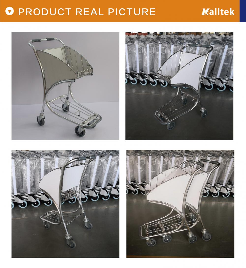 Airport railway station portable shopping cart