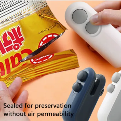 Mini Hand-Press Sealer: Snug, Speedy Home Snack Sealing