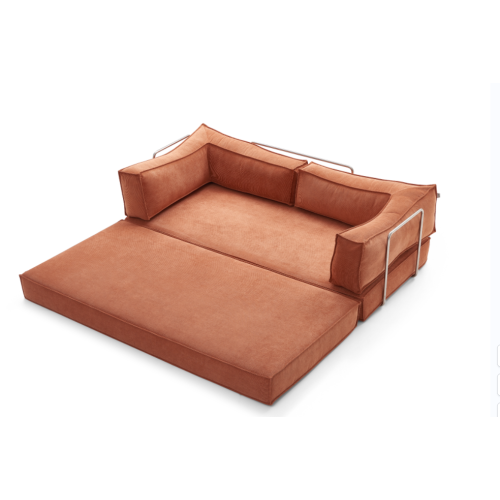 Многофункциональный сжатый диван -кровать серый цвет