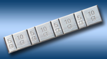 Pb Stick-on /Adhesive Wheel Weights 5g/10gX4