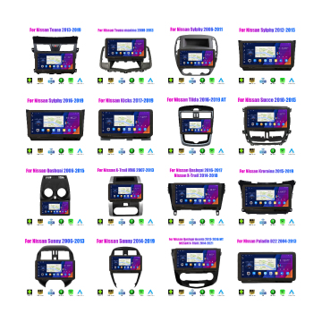 2 DIN Android Car Stereo for Nissan Series with GPS and WiFi