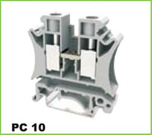 DIN Rail 10mm2 Screw Cage Clamp Terminal Block