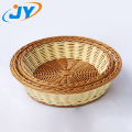 Handweaved Plastic Rattan Round Shape Basket