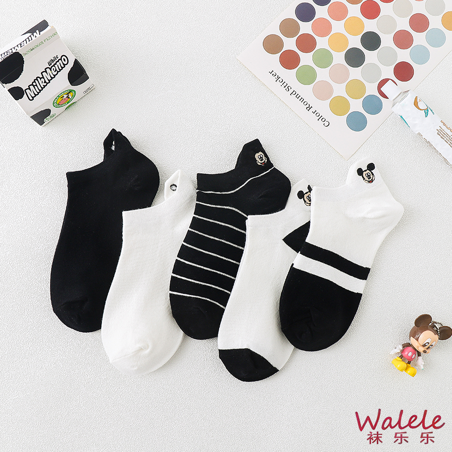 Calcetines de botes bordados con diseño de Mickey Mouse