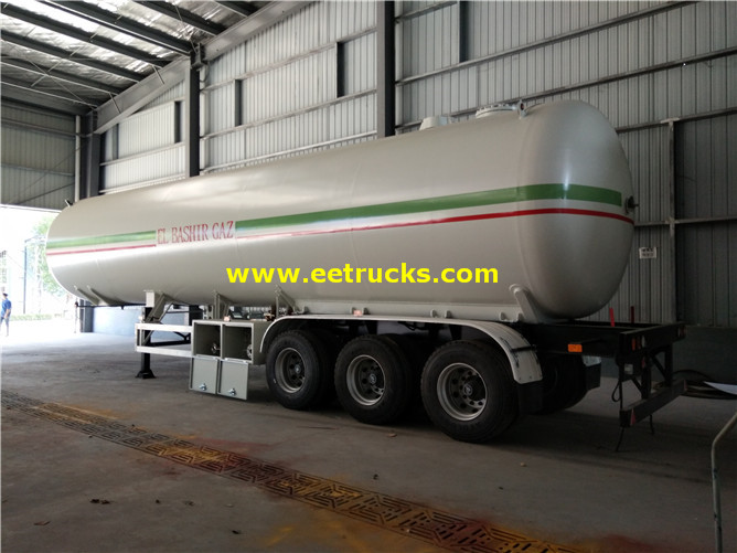 Tri-axle Propane Gas Delivery Trailers